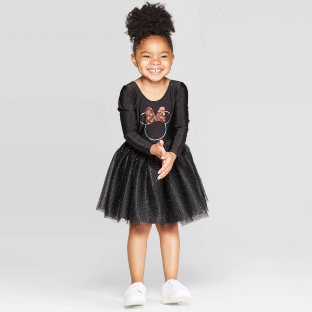 Disney Minnie Mouse Sparkly Tutu Dress sequin - Picture 3 of 8